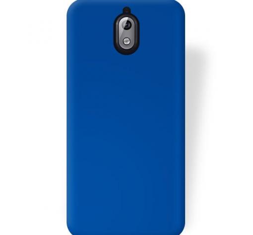 Силиконов калъф / гръб / TPU за Nokia 3.1 2018 - син / мат