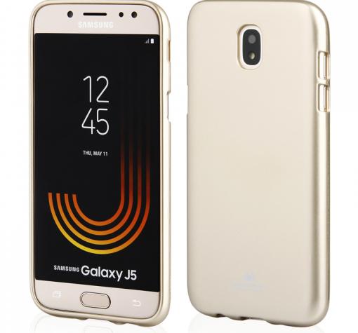 Луксозен силиконов калъф / гръб / TPU Mercury GOOSPERY Jelly Case за Samsung J5 2017 J530 - златен