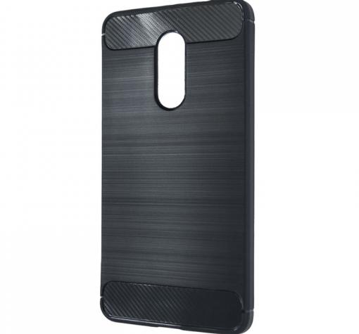 Силиконов калъф / гръб / TPU за LG K8 2018 - черен / carbon