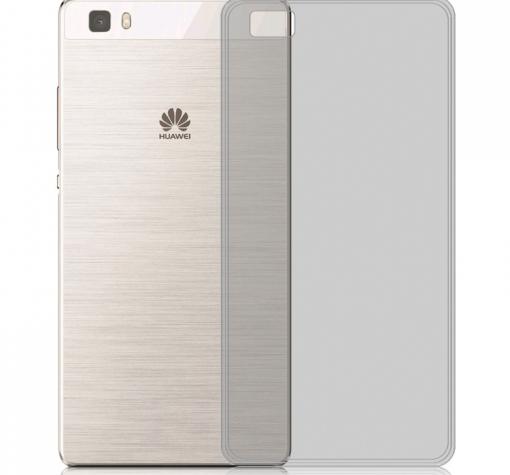 Ултра тънък силиконов калъф / гръб / TPU Ultra Thin за Huawei P9 Lite - прозрачен / сив