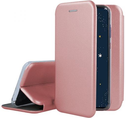 Луксозен кожен калъф Flip тефтер със стойка OPEN за Nokia 5.3 - Rose Gold
