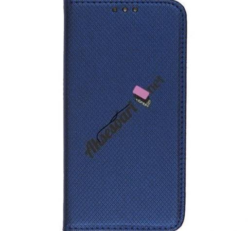 Кожен калъф Flip тефтер Flexi със стойка за Samsung A5 2017 A520 - тъмно син / ромбове