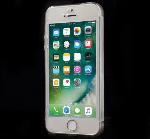 Луксозен силиконов калъф / гръб / TPU 360° за Apple iPhone 6 / iPhone 6S - прозрачен