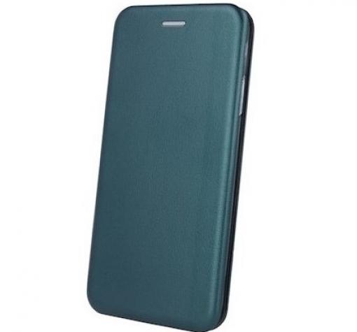 Луксозен кожен калъф Flip тефтер със стойка OPEN за Apple iPhone 11 Pro 5.8" - тъмно зелен