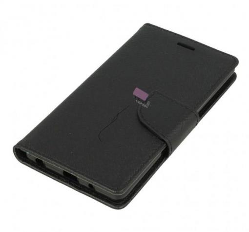 Кожен калъф Flip тефтер Mercury GOOSPERY Fancy Diary със стойка за Samsung A3 2016 A310 - черен