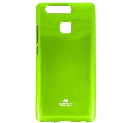 Луксозен силиконов калъф / гръб / TPU Mercury GOOSPERY Jelly Case за Huawei P9 - зелен