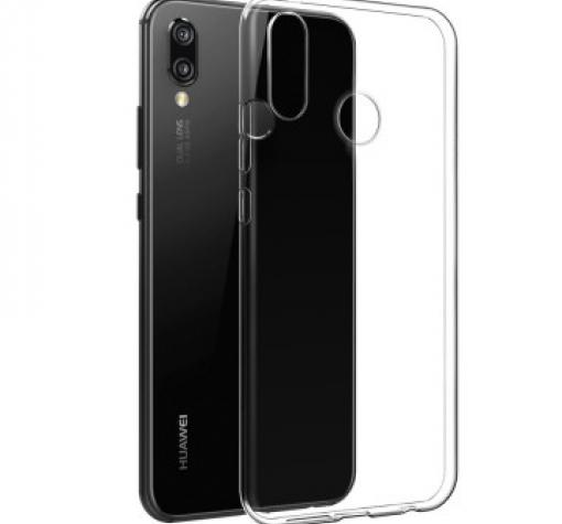 Луксозен твърд гръб за Huawei P20 Lite - прозрачен