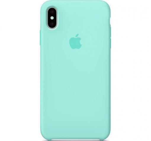 Оригинален гръб Silicone Case MTFE2FE/A за Apple iPhone XS Max - мента