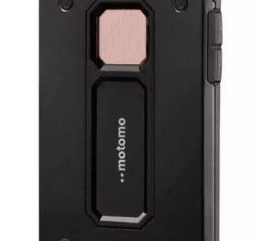 Силиконов гръб TPU MOTOMO Hybrid с твърда част 2в1 за Huawei P8 Lite - черен