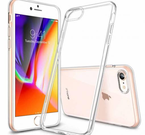 Луксозен силиконов калъф / гръб / TPU 2.0mm за Apple iPhone SE2 - прозрачен