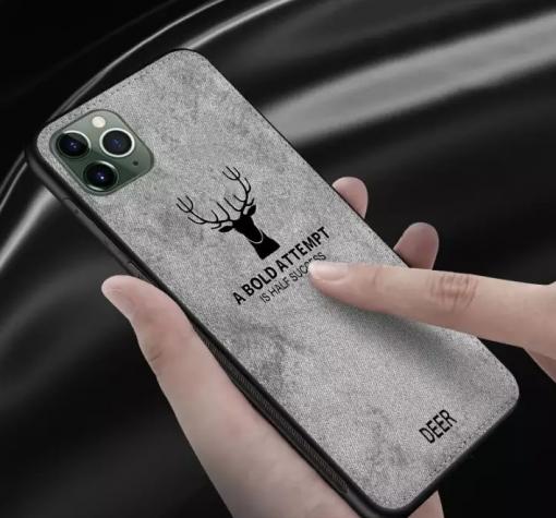 Луксозен гръб Deer за Apple iPhone 11 Pro 5.8" - сив
