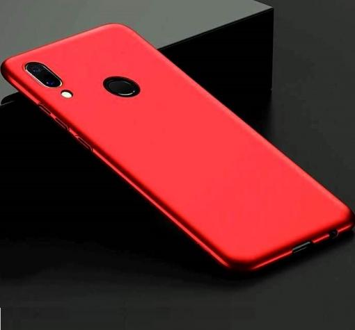 Силиконов калъф / гръб / TPU за Xiaomi Redmi Note 7 - червен / мат