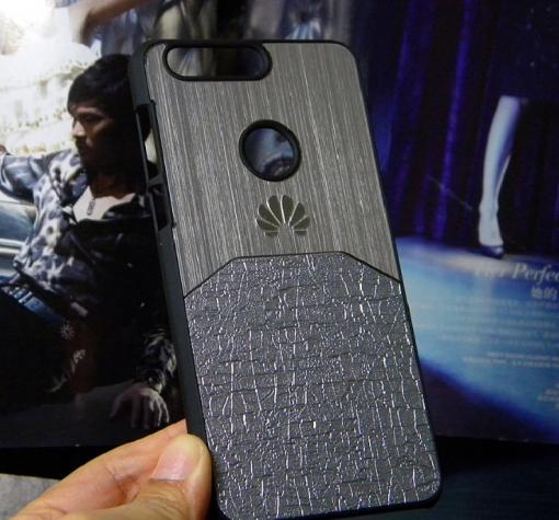 Луксозен твърд гръб Hybrid Case за Huawei Honor 8 - сребрист