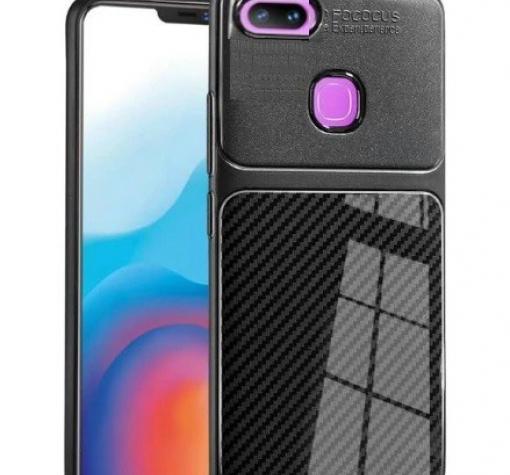 Луксозен силиконов калъф / гръб / TPU за Huawei Honor 9 Lite - черен / Shine carbon