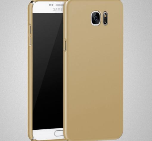 Луксозен твърд гръб за Samsung S6 Edge G925 - златист