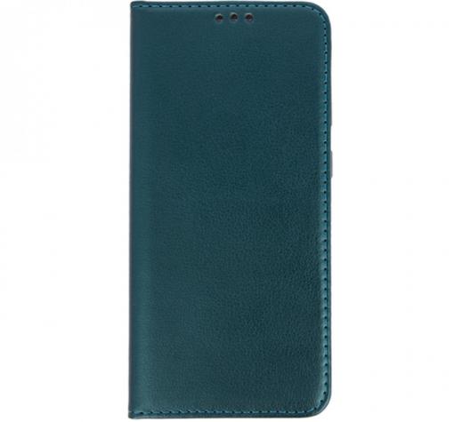 Кожен калъф Flip тефтер Flexi Magnet Book със стойка за Samsung A71 - тъмно зелен
