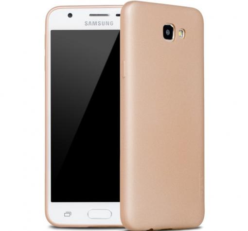 Оригинален силиконов калъф / гръб / TPU X-LEVEL Guardian Series Matte за Samsung A5 2017 A520 - златист / мат