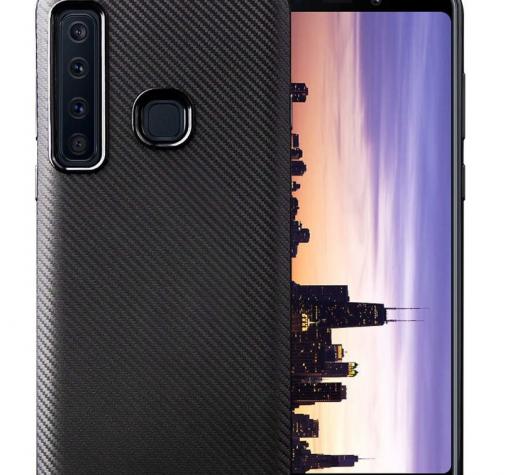 Силиконов калъф / гръб / TPU за Samsung A9 A920F 2018 - черен / carbon