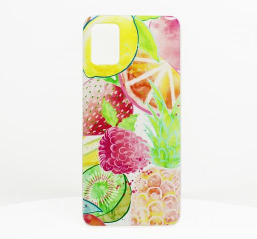 Луксозен силиконов калъф / гръб / TPU за Samsung A10 - Summer / малини