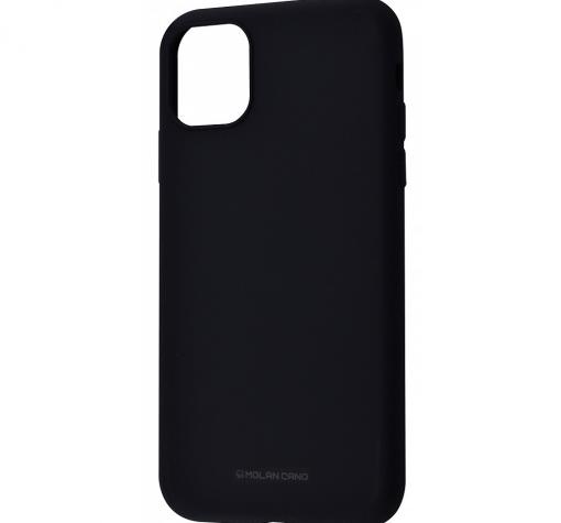 Силиконов калъф / гръб / TPU MOLAN CANO Jelly Case за Apple iPhone 11 Pro 5.8" - черен / мат