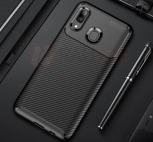 Луксозен силиконов калъф / гръб / TPU Auto Focus за Huawei Honor 20 Lite - черен / Carbon