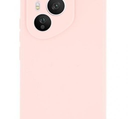 Силиконов калъф / кейс / Nano TPU за Honor 400 Pro 5G - светло розов гръб със защита за камерата