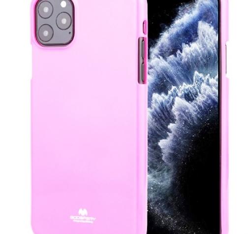Луксозен силиконов калъф / гръб / TPU Mercury GOOSPERY Jelly Case за Samsung S20 - светло розов