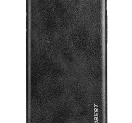 Луксозен гръб MOBEST Elite за Apple iPhone 7 / iPhone 8 - кожен / черен