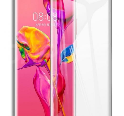 3D full cover Tempered glass Full Glue screen protector Huawei P30 Pro / Извит стъклен скрийн протектор с лепило от вътрешната страна за Huawei P30 Pro - черен