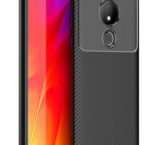Луксозен силиконов калъф / гръб / TPU Auto Focus за Motorola Moto G6 Play - черен / Carbon