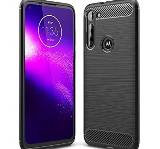 Силиконов калъф / гръб / TPU за Motorola Moto G8 - черен / carbon