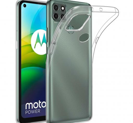 Силиконов калъф / гръб / TPU за Motorola Moto G9 Power - прозрачен