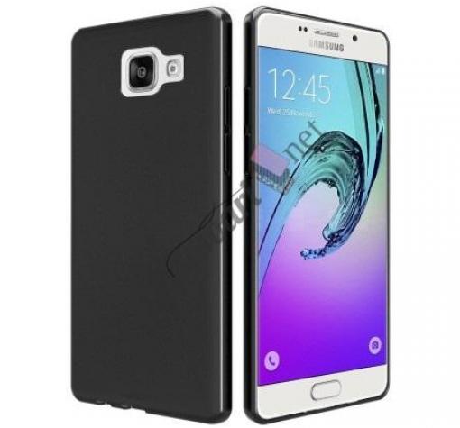 Силиконов гръб / калъф / TPU за Samsung A3 2016 A310 - черен / мат