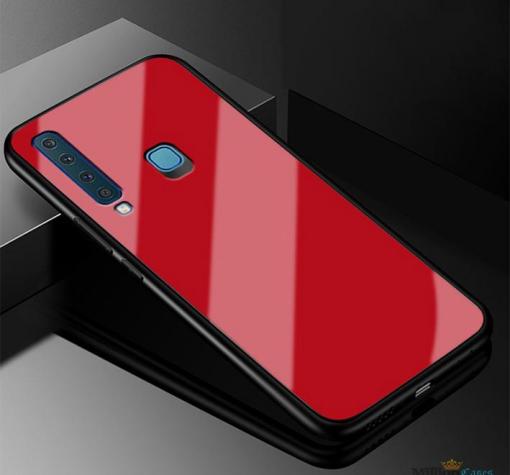 Луксозен стъклен твърд гръб за Huawei P Smart Z / Y9 Prime 2019 - червен