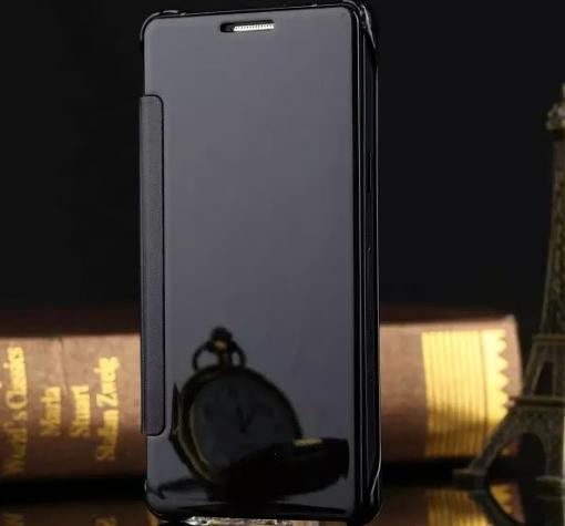 Луксозен калъф Clear View Cover с твърд гръб за Samsung A5 2016 A510 - черен