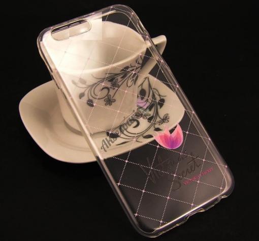 Силиконов калъф / гръб / TPU за Apple iPhone 7 Plus - прозрачен / Victoria's Secret