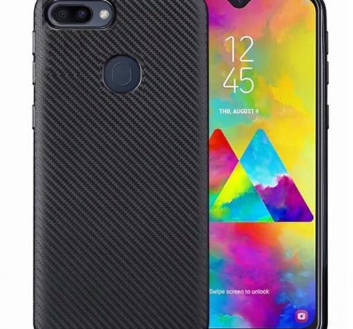 Силиконов калъф / гръб / TPU за Huawei Honor View 20 - черен / carbon