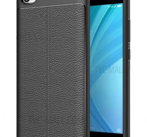 Луксозен силиконов калъф / гръб / TPU за Huawei Honor 10 - черен / имитиращ кожа