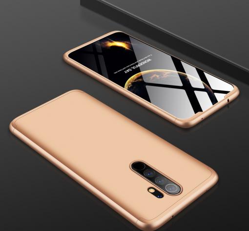 Твърд гръб Magic Skin 360° FULL за Xiaomi Redmi Note 8 Pro - златист
