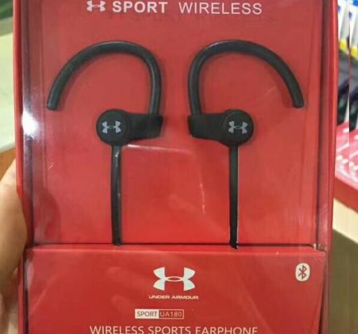Стерео Bluetooth / Wireless слушалки JBL X UA180 /sport/ - черни