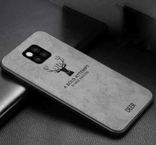 Луксозен гръб Deer за Huawei Mate 20 Pro - сив