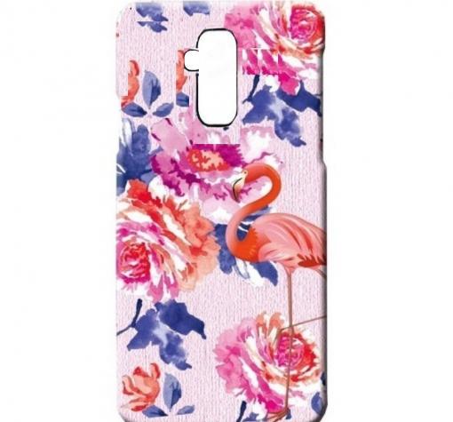 Силиконов калъф / гръб / TPU LUXO за Huawei Mate 20 Lite - цветя / розово фламинго