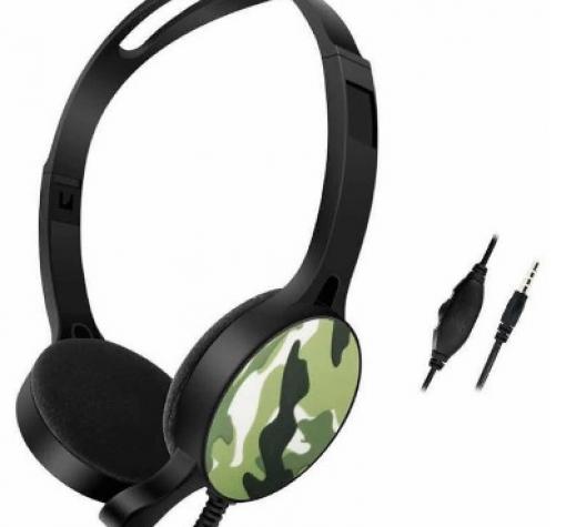 Геймърски слушалки GM-010 / Gaming Headset GM-010 - зелен камуфлаж