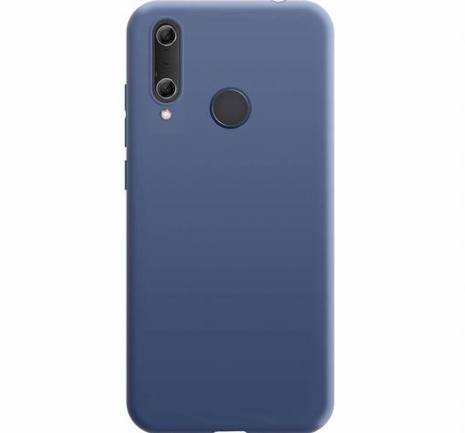 Луксозен силиконов калъф / гръб / Nano TPU за Huawei Y6p - тъмно син
