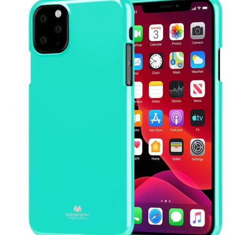 Луксозен силиконов калъф / гръб / TPU Mercury GOOSPERY Jelly Case за Samsung A51 - мента