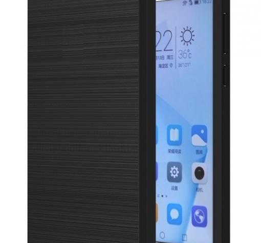 Силиконов калъф / гръб / TPU за Huawei Honor 9 - черен / carbon