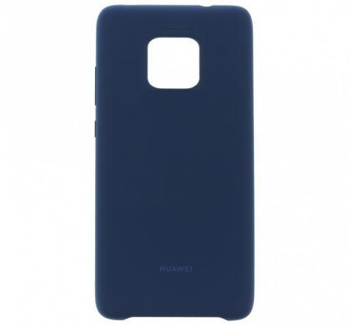 Оригинален гръб Silicone Cover за Huawei Mate 20 Pro - тъмно син