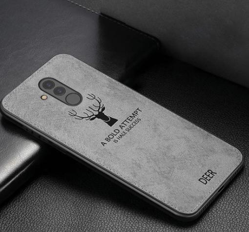 Луксозен гръб Deer за Huawei Mate 20 Lite - сив