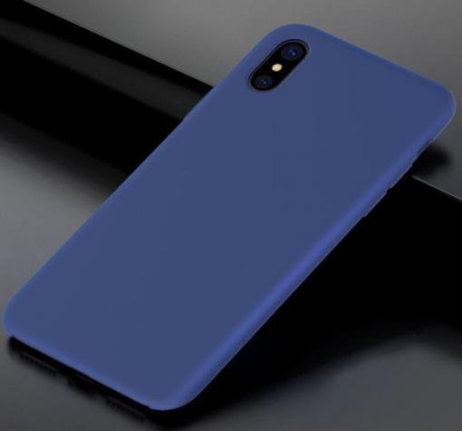 Луксозен гръб TOTU Design Brilliant Series за Apple iPhone X - тъмно син / мат