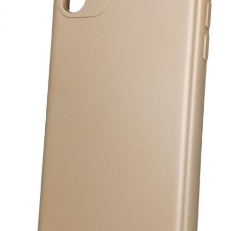 Силиконов калъф / гръб / TPU кейс Metallic Cover за Apple iPhone 13 Mini 5.4" - златист